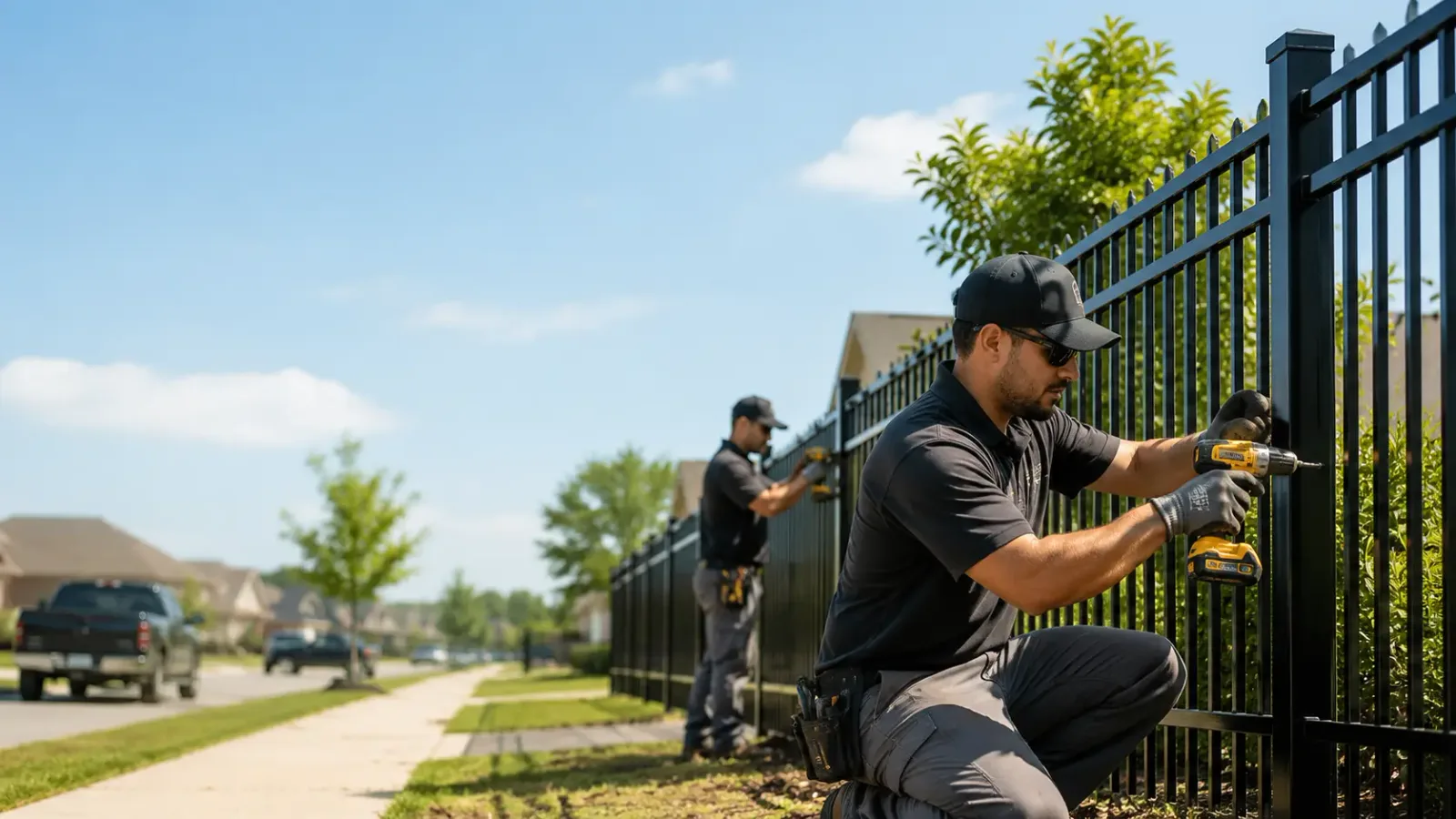 Metal Fence Installation in Covington, GA